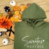 Sweater Weather Hoodie in Earthy Green