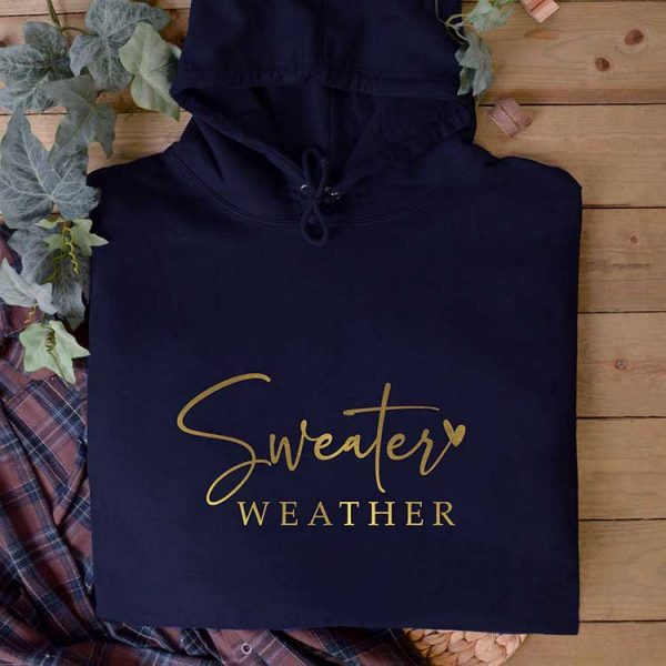 Sweater Weather Hoodie in Oxford Navy