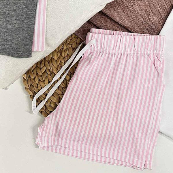 Always Tired Pyjamas - Pink Shorts Set Close Up