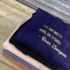 Personalised Disney Hoodie with Buzz Lightyear Quote in Blue