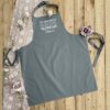 Great British Bake Off Apron with Name in Green - Full Set