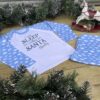 Children's Personalised Christmas Pyjamas - Blue Clouds
