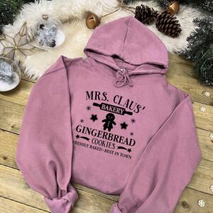 Mrs Claus Christmas Jumper - Adult Set in Dusty Purple