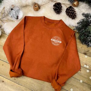 North Pole Jumper - Adults Christmas Jumper in Ginger Biscuit