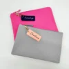 Make Up Bag Gift Set with Keyring - Pink and Grey