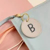 Glitter Make Up Bag Gift Set - Blue with Grey Keyring