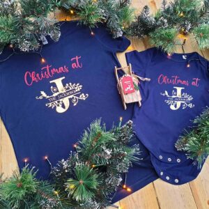 Matching Family Christmas T-Shirt - T-Shirt and Babygrow Set
