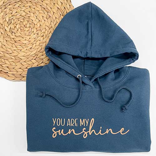 Matching Parent and Child Hoodie - You Are My Sunshine