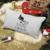 Personalised First Home Christmas Cushion in Grey and Black