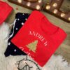 Matching Family Christmas Pyjamas - Navy Stars Set