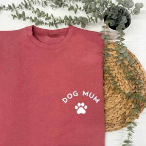 Dog Mum Sweatshirt in Dusty Pink