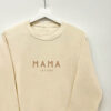 Mama Sweatshirt - Personalised With Children's Names in Cream