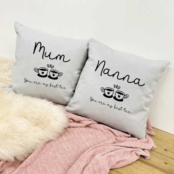 Best-Teas Cushion - Personalised Cushion For Mum or Nanna