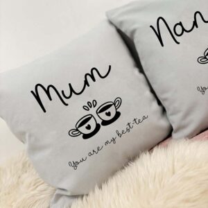 Best-Teas Cushion - Personalised Best Friend Cushion For Mum