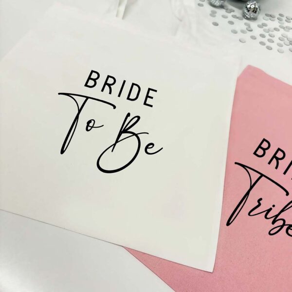 Pink Bride Tribe Tote Bag