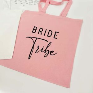 Pink Bride Tribe Tote Bag