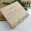 Baby Shower Keepsake Box - Wooden Box Personalised With Name