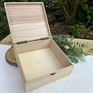 Baby Shower Keepsake Box - Wooden Box With Custom Text