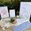 Floral Baby Shower Decorations, Games and Supplies