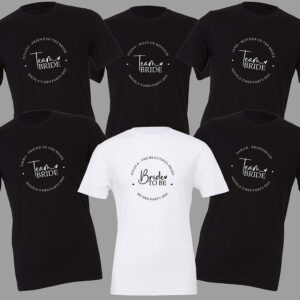 Personalised Team Bride T-Shirts