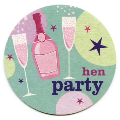 Champagne Hen Party Invites